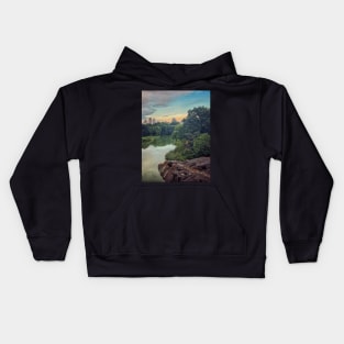 Central Park, Manhattan, New York City Kids Hoodie